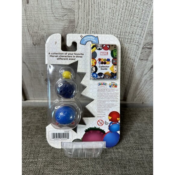 Marvel Tsum Tsum 3 Pack Series 2 Spider Man 148 Mystery Character Giant Man 231 - Picture 2 of 2